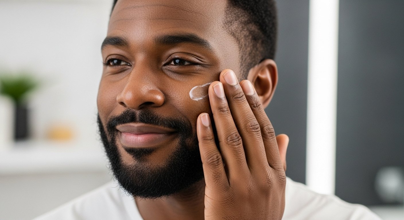 Application crème hydratante